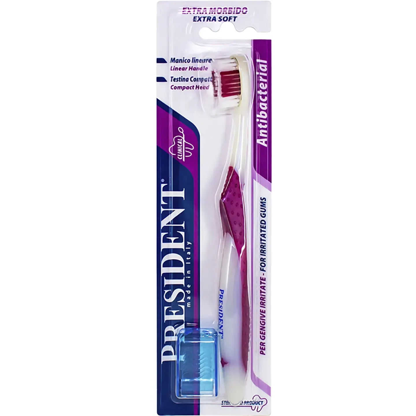 President Antibacterial Toothbrush-Extra Soft
