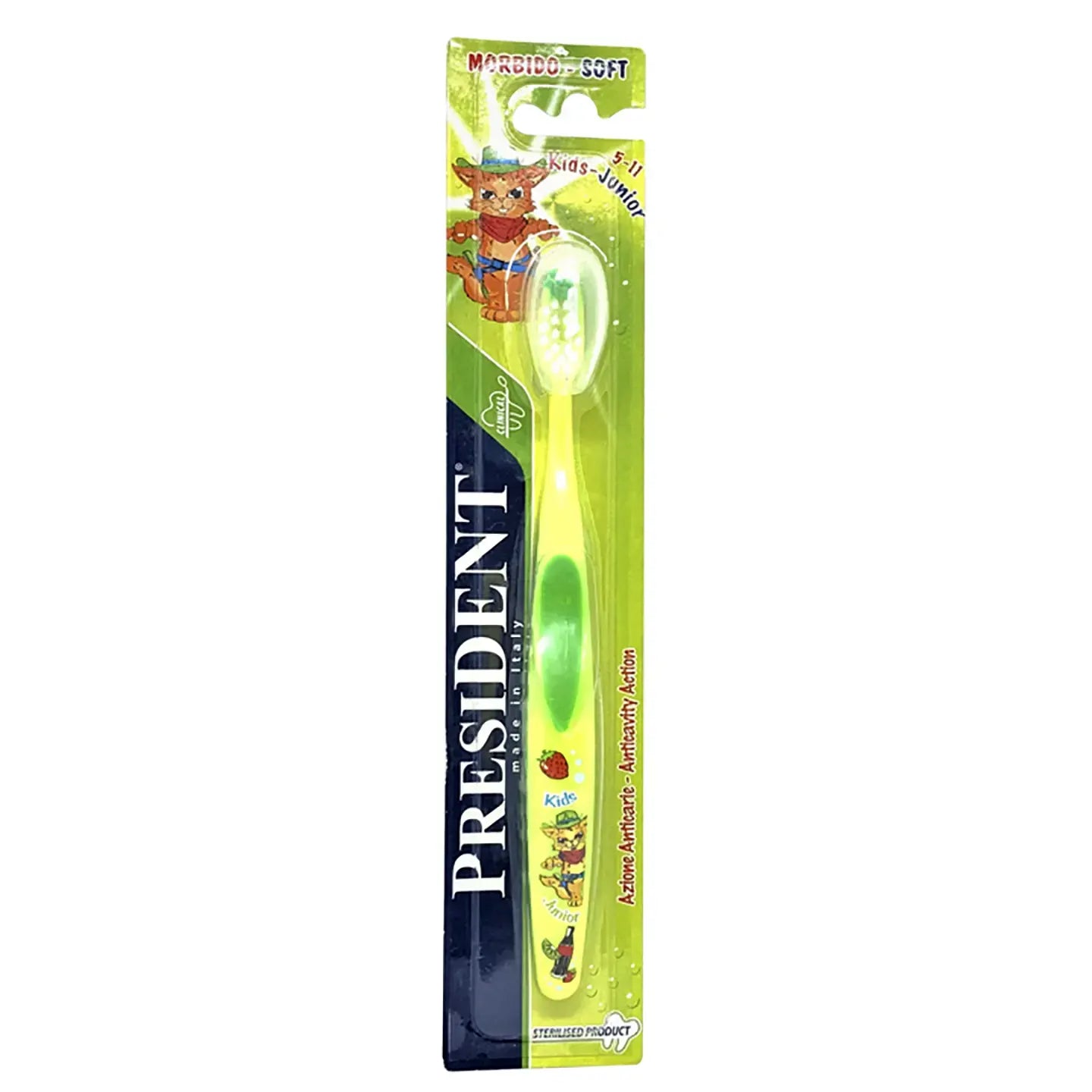 President Kids 5-11 Years Toothbrush-Soft
