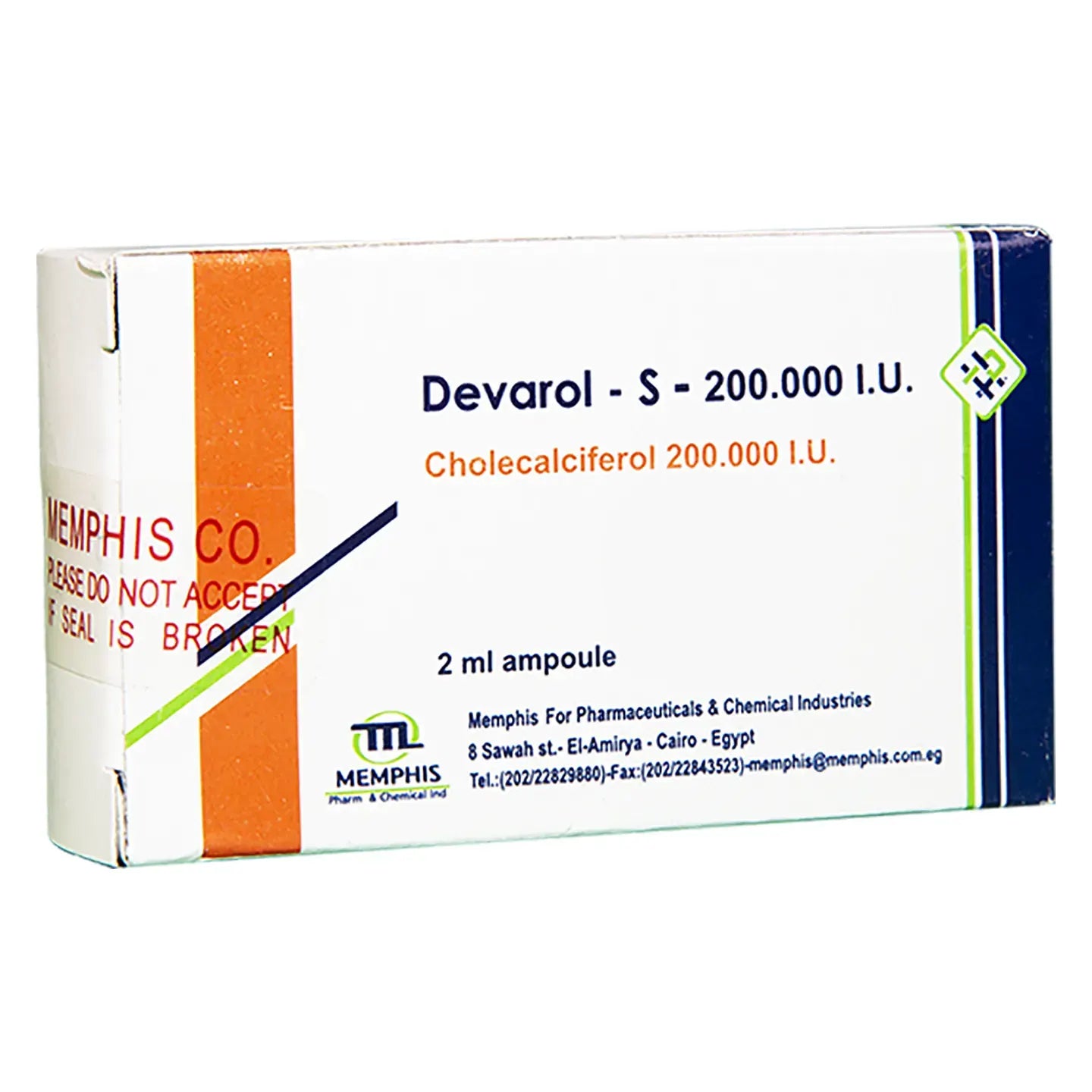 Devarol S 200000IU Vitamin-D 2Ml 1 Ampules