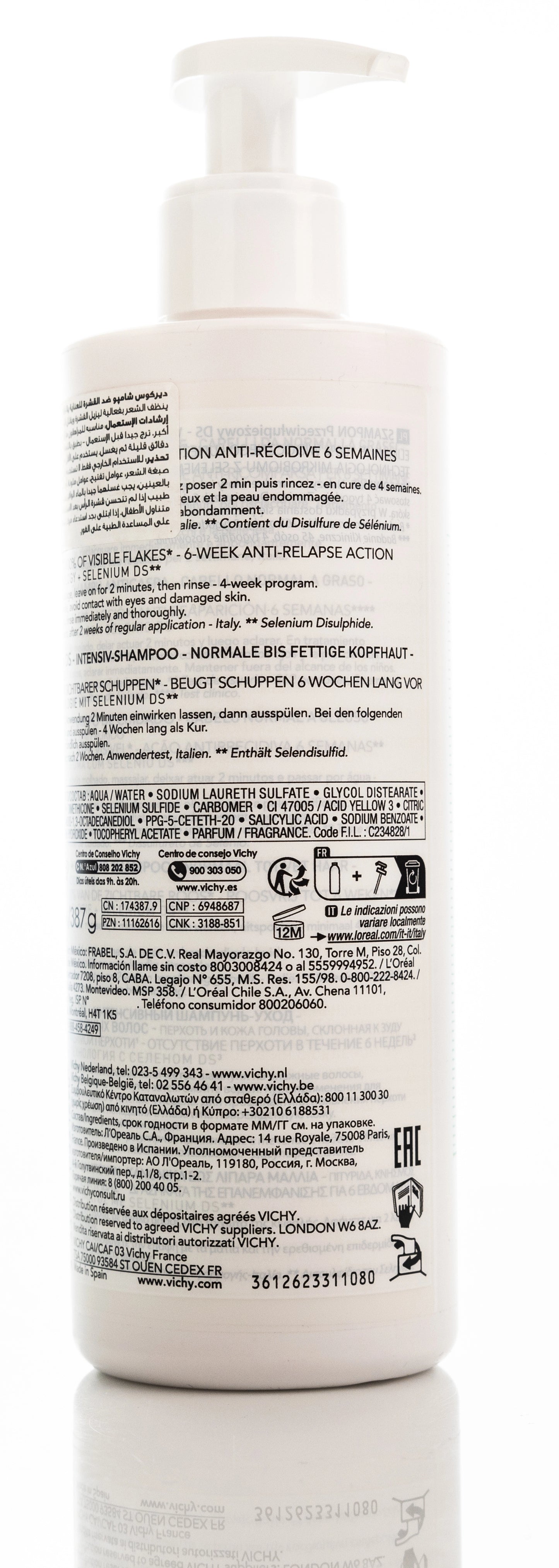 Vichy Dercos shampoo Dandruff Oily 390 ml Offer