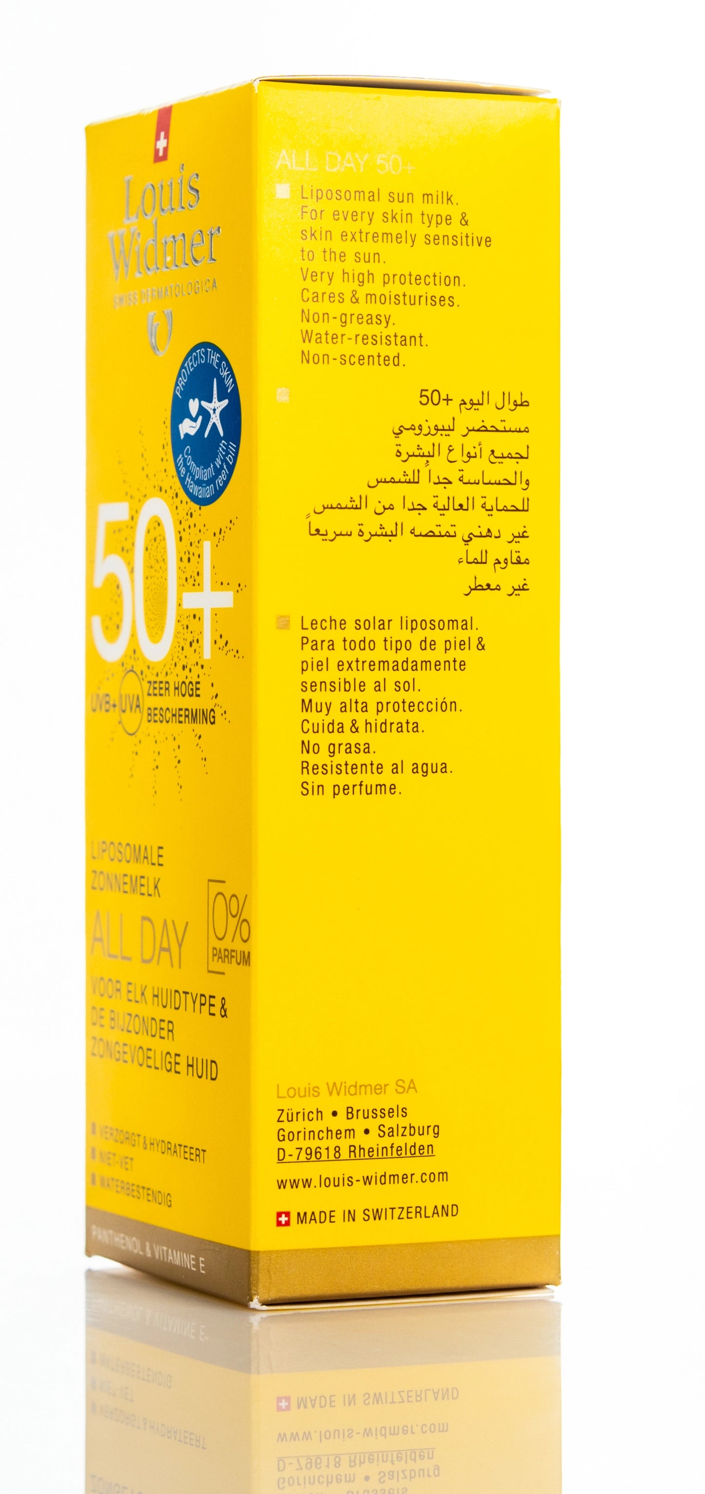 Louis Widmer All Day Spf 50+ Cream 100 Ml