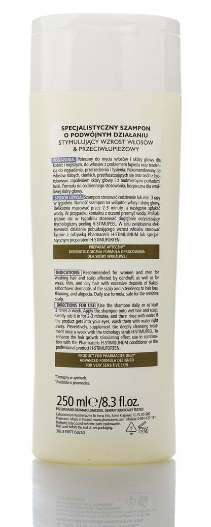 Pharmaceris H H-Stimuclaris Hair Growth Stimulating and Anti-Dandruff Shampoo 250 Ml