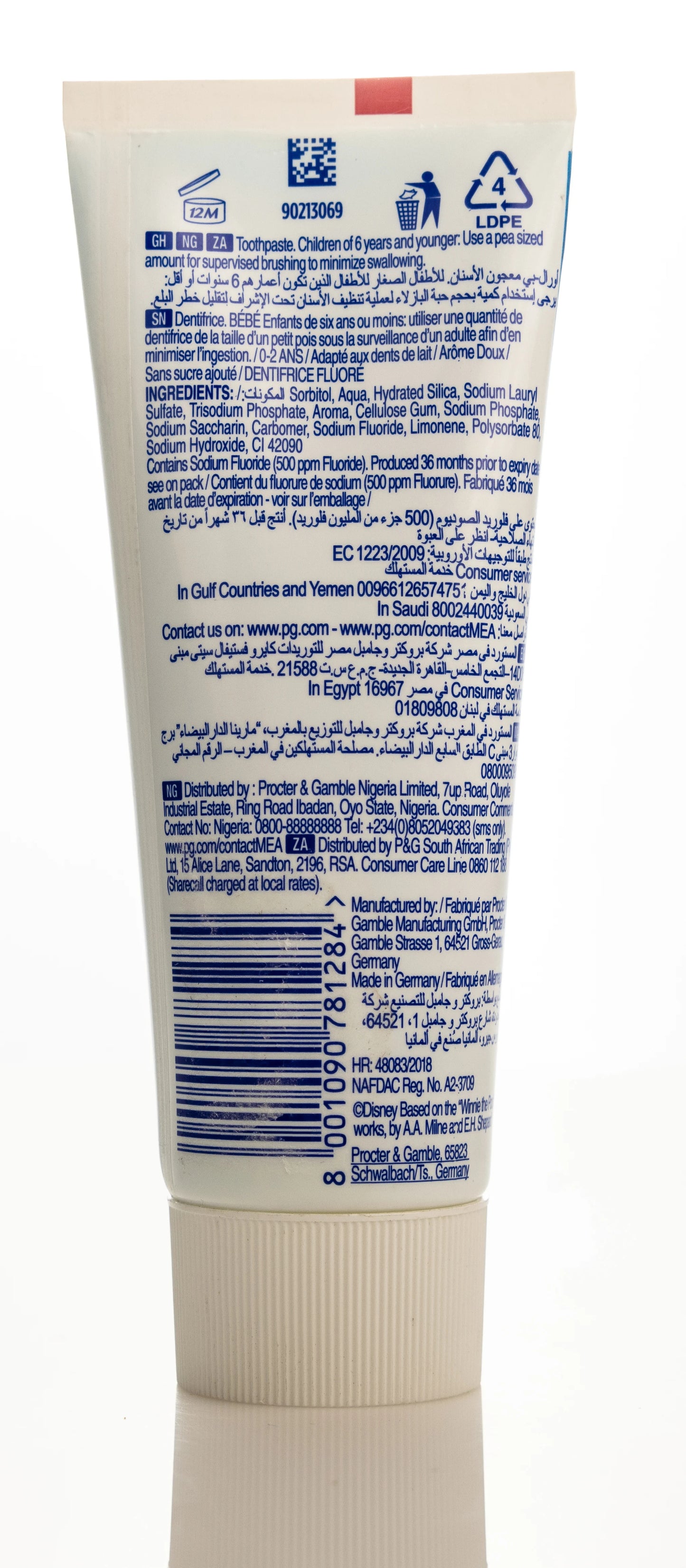 Oral-B Baby 0-2 Years Toothpaste 75ml