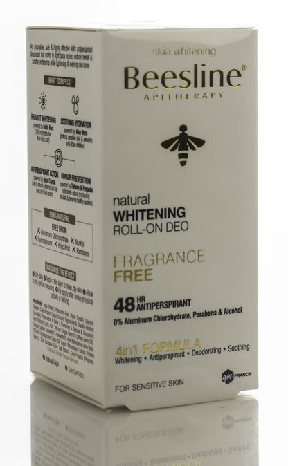 Beesline 48 Hours Whitening Roll On Deo Fragrance Free 50 Ml