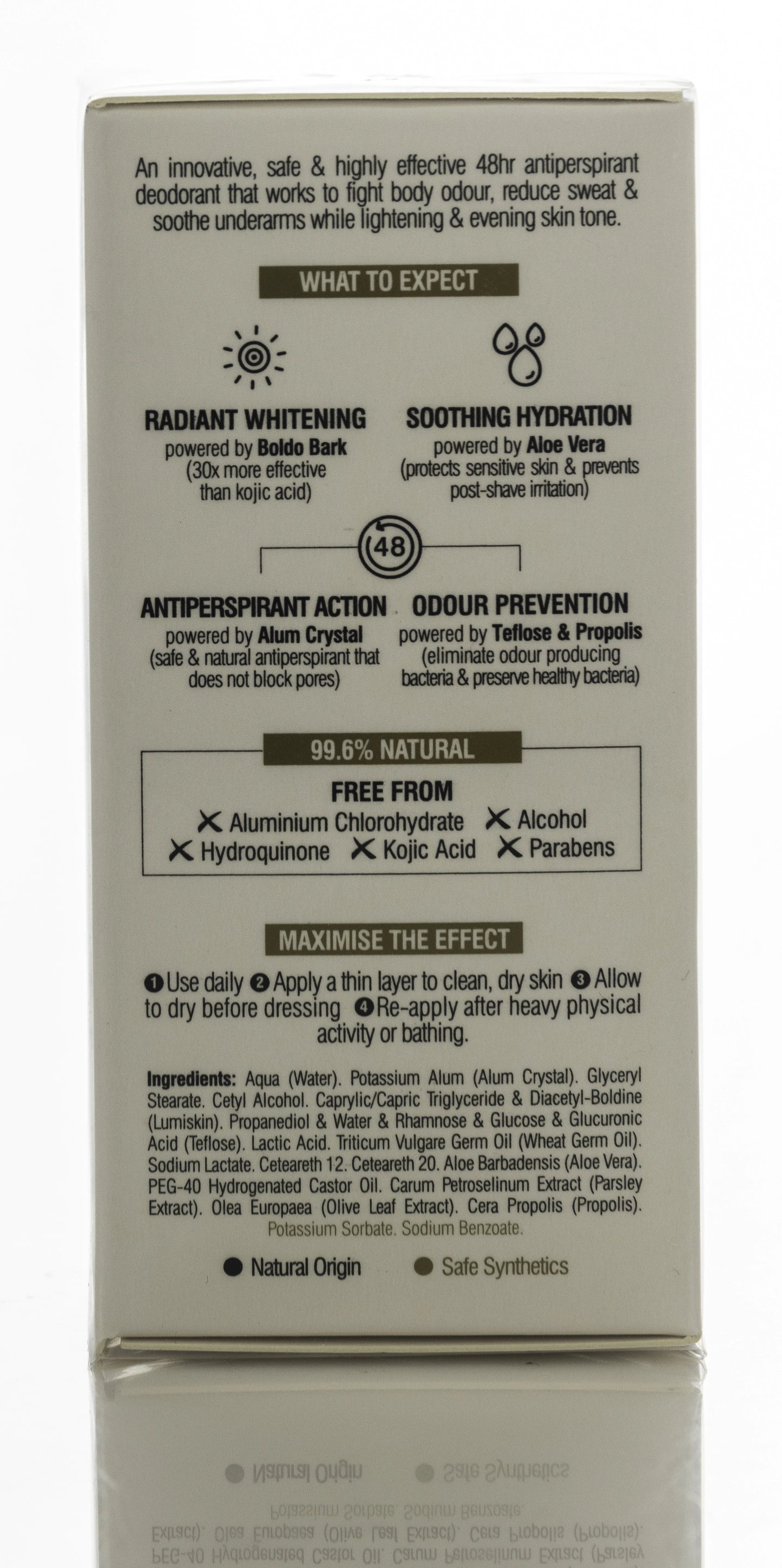 Beesline 48 Hours Whitening Roll On Deo Fragrance Free 50 Ml