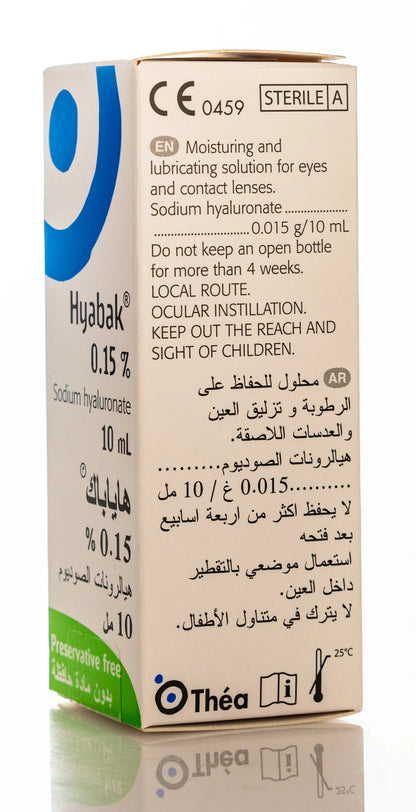 Hyabak Eye Drops 10Ml