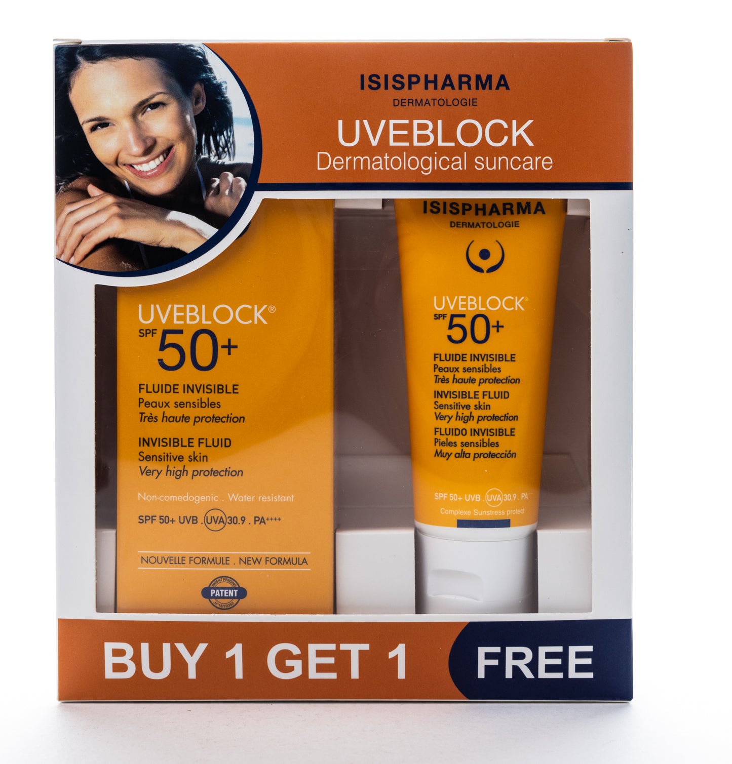 Isis Spf 50+ Invisible Fluid 40 Ml [1+1 ]Offere
