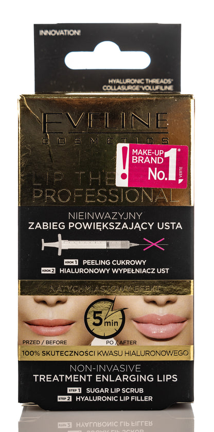 Eveline Cosmetics Sugar Lip Scrub + Hyaluronic Lip Filler 7 Ml