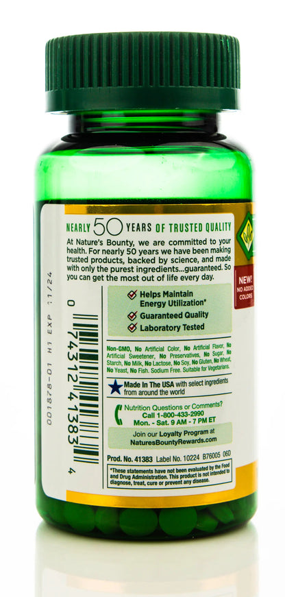 Nature's Bounty Iron 65mg 100 Tablets