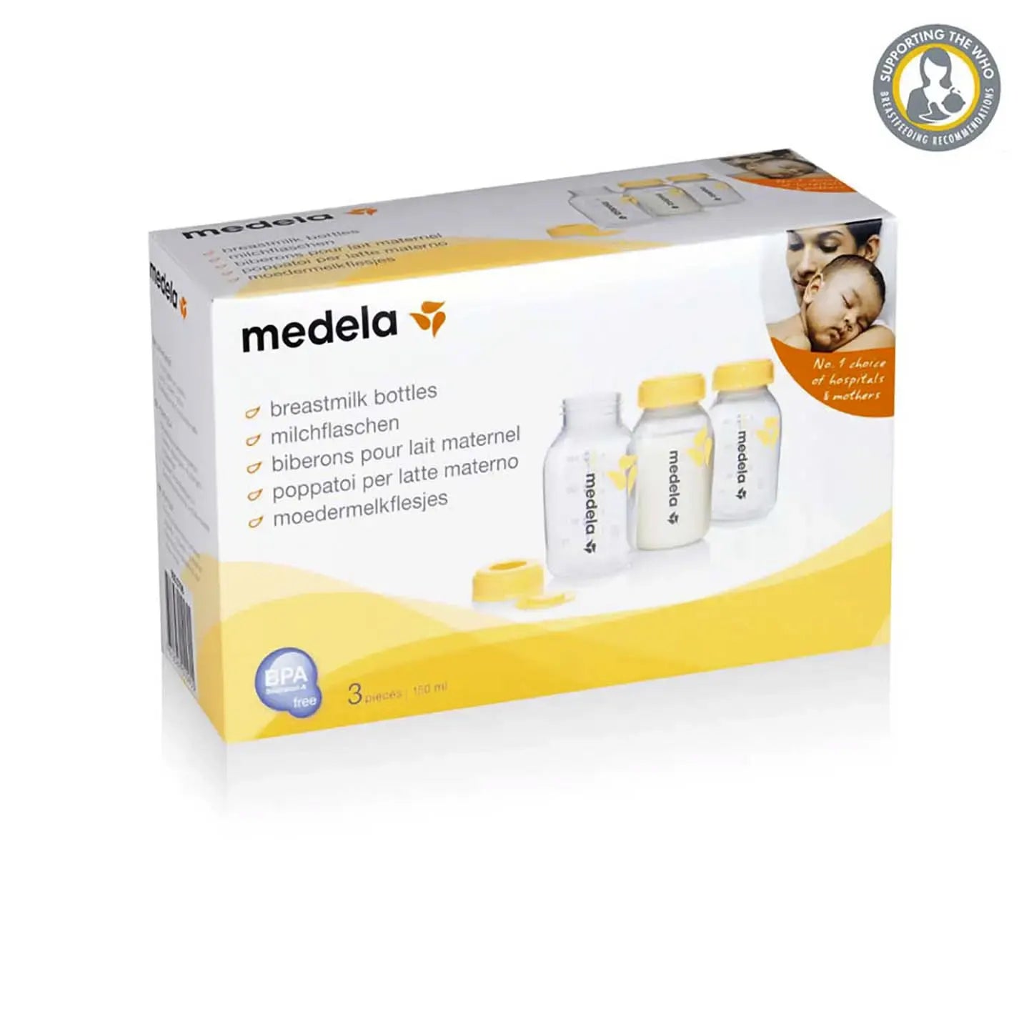 Medela Breastmilk Bottles 150 Ml 3 Pieces
