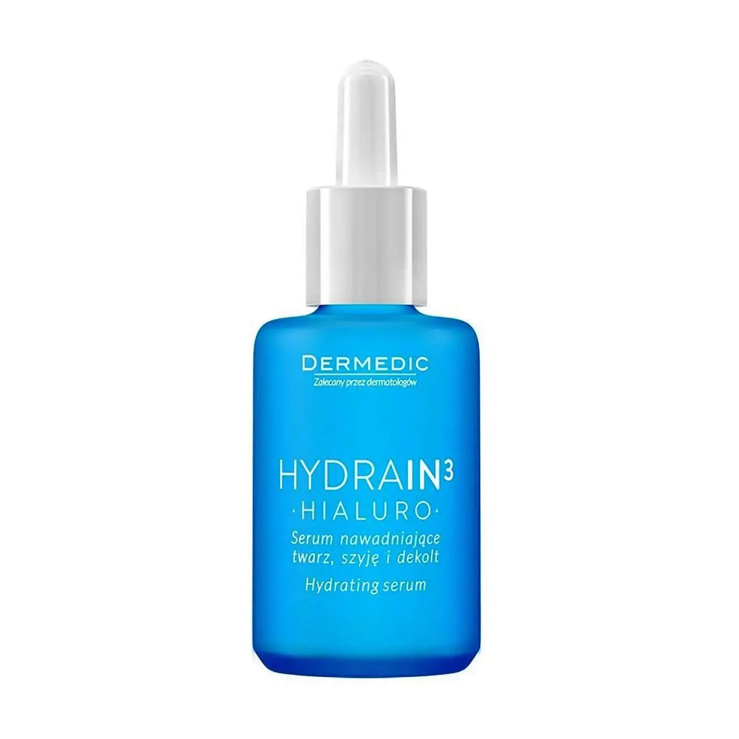 Dermedic Hydrain3 Hialuro Hydrating Serum for Face, Neck, and Décolletage 30 ml