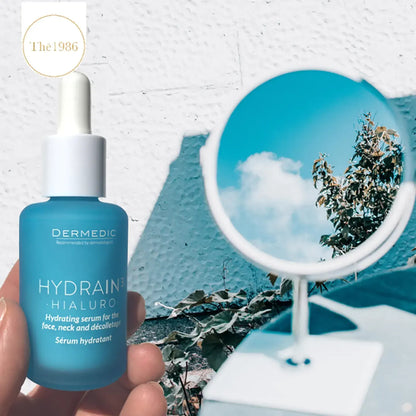 Dermedic Hydrain3 Hialuro Hydrating Serum for Face, Neck, and Décolletage 30 ml