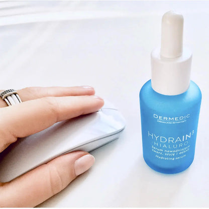 Dermedic Hydrain3 Hialuro Hydrating Serum for Face, Neck, and Décolletage 30 ml
