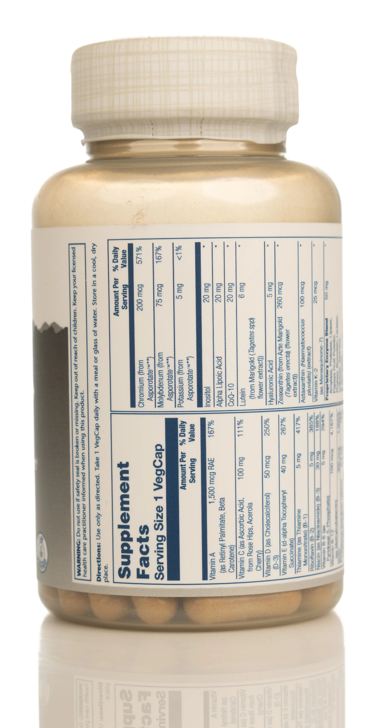 Solaray Once Daily Adult 50+ multivitamin 90 Capsules