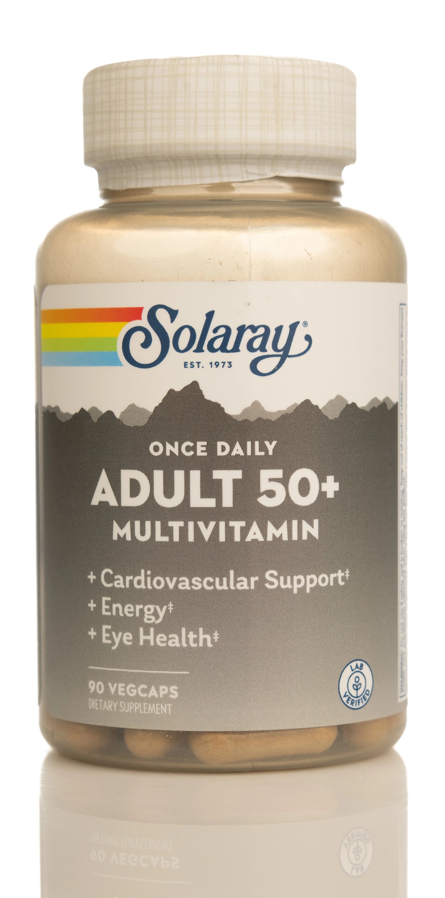 Solaray Once Daily Adult 50+ multivitamin 90 Capsules