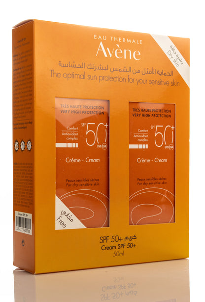 Avène SPF 50+ Very High Protection Cream 50 Ml 1+1 Offer Pack