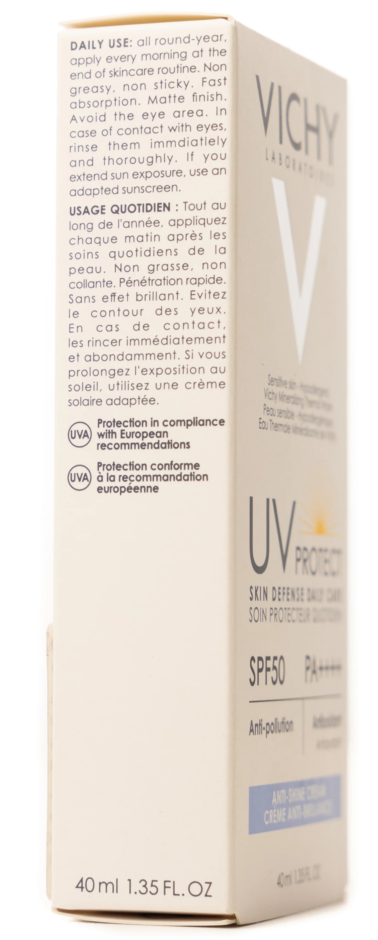 Vichy Skin Defence UV Protect SPF 50+ 40 ml Cream