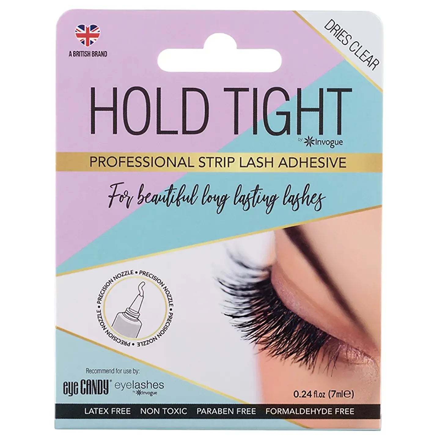 Invogue Eye Candy Hold Tight  Strip Lash Adhesive 7 Ml [020]