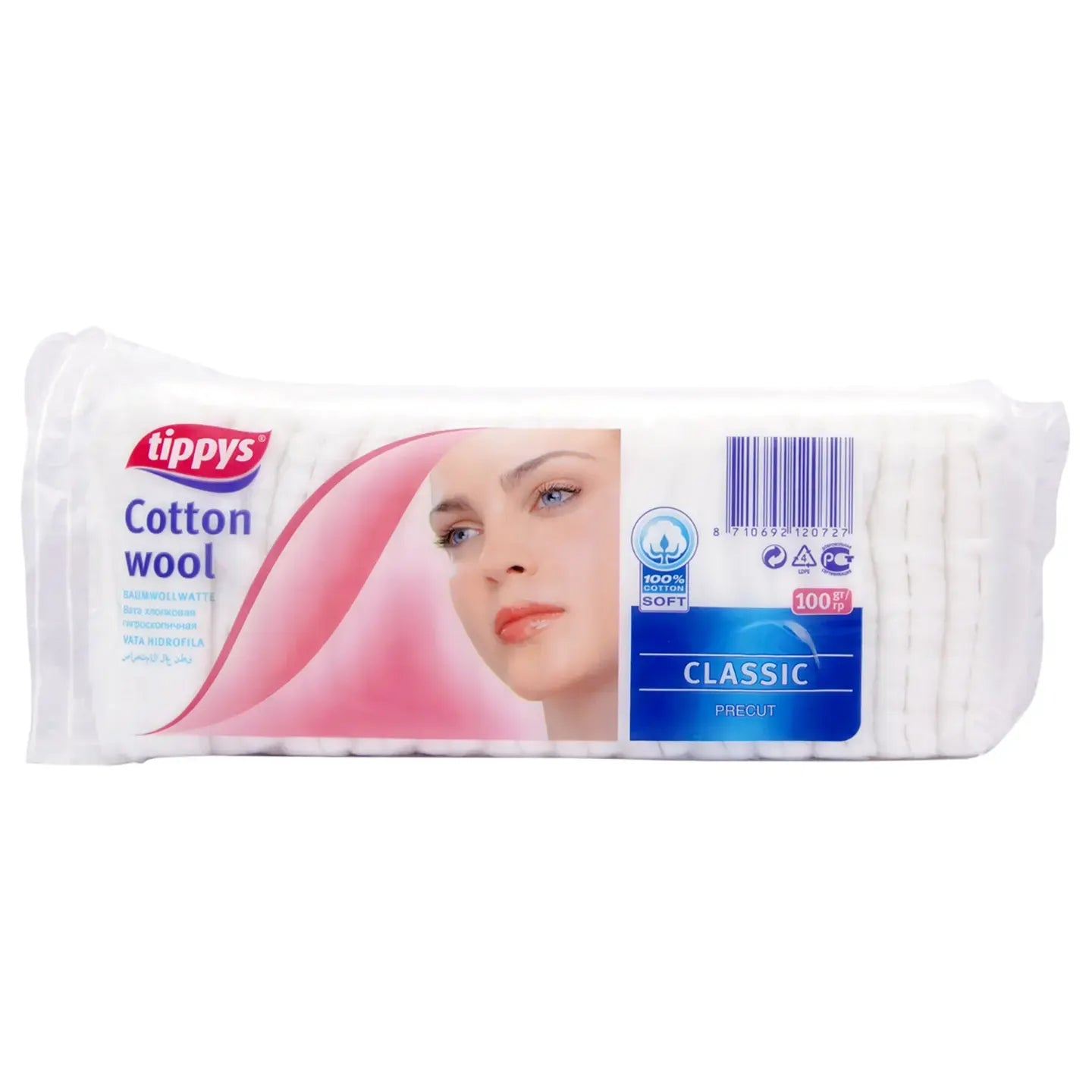 Tippys Cotton Wool 100 Gm
