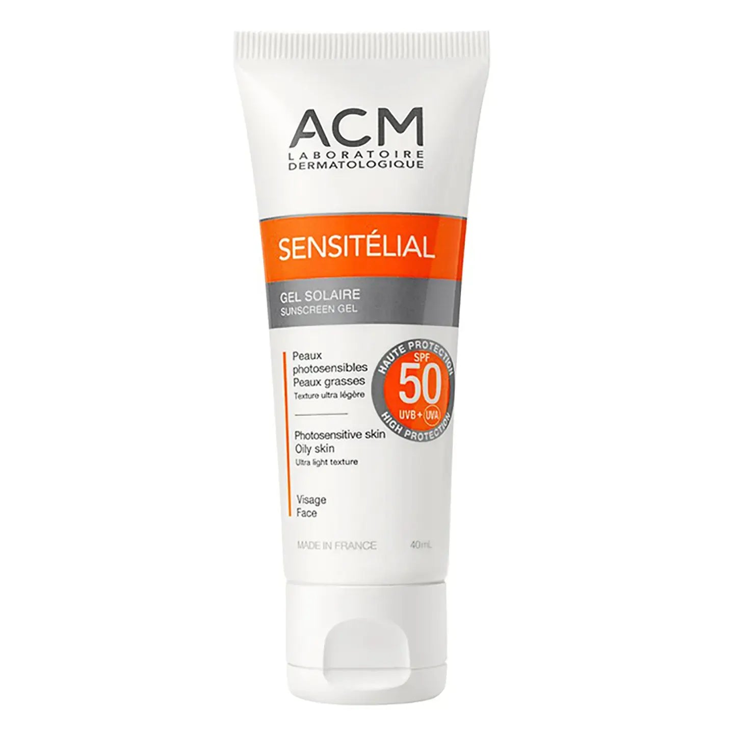 ACM Medisun [Sensitelial] Mattifying Spf 50+ Gel 40 Ml