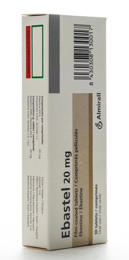 Ebastel 20Mg 30 Tablets