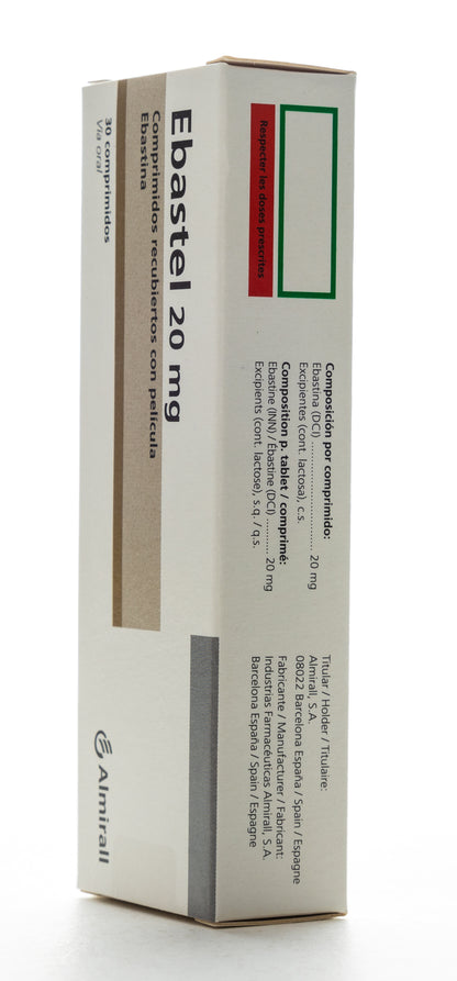Ebastel 20Mg 30 Tablets