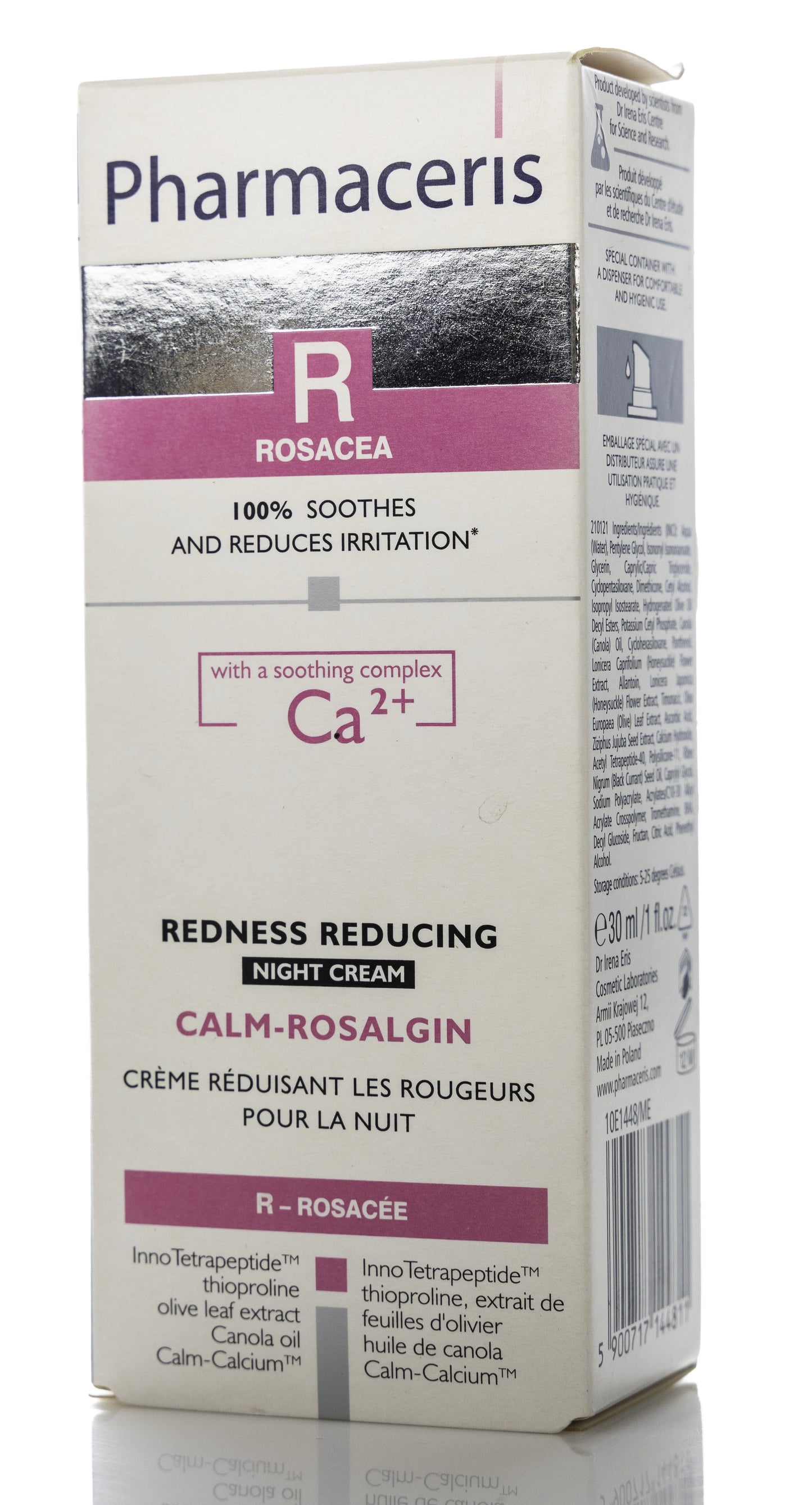Pharmaceris R Calm-Rosalgin Night Cream for Rosacea and Redness Reduction 30 Ml