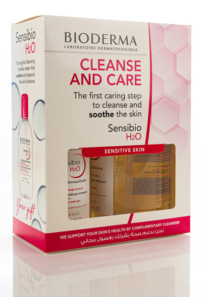 Bioderma Sensibio H2O Micellar Water Pump 500 Ml + 250 Ml Offer Pack
