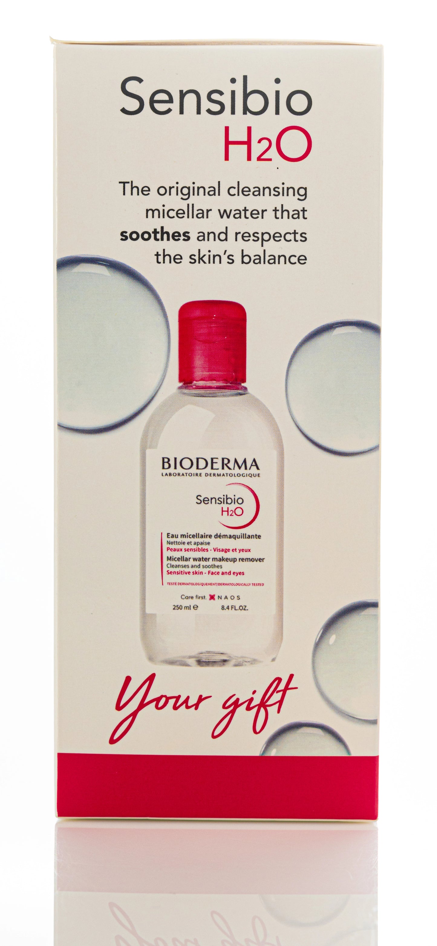 Bioderma Sensibio H2O Micellar Water Pump 500 Ml + 250 Ml Offer Pack