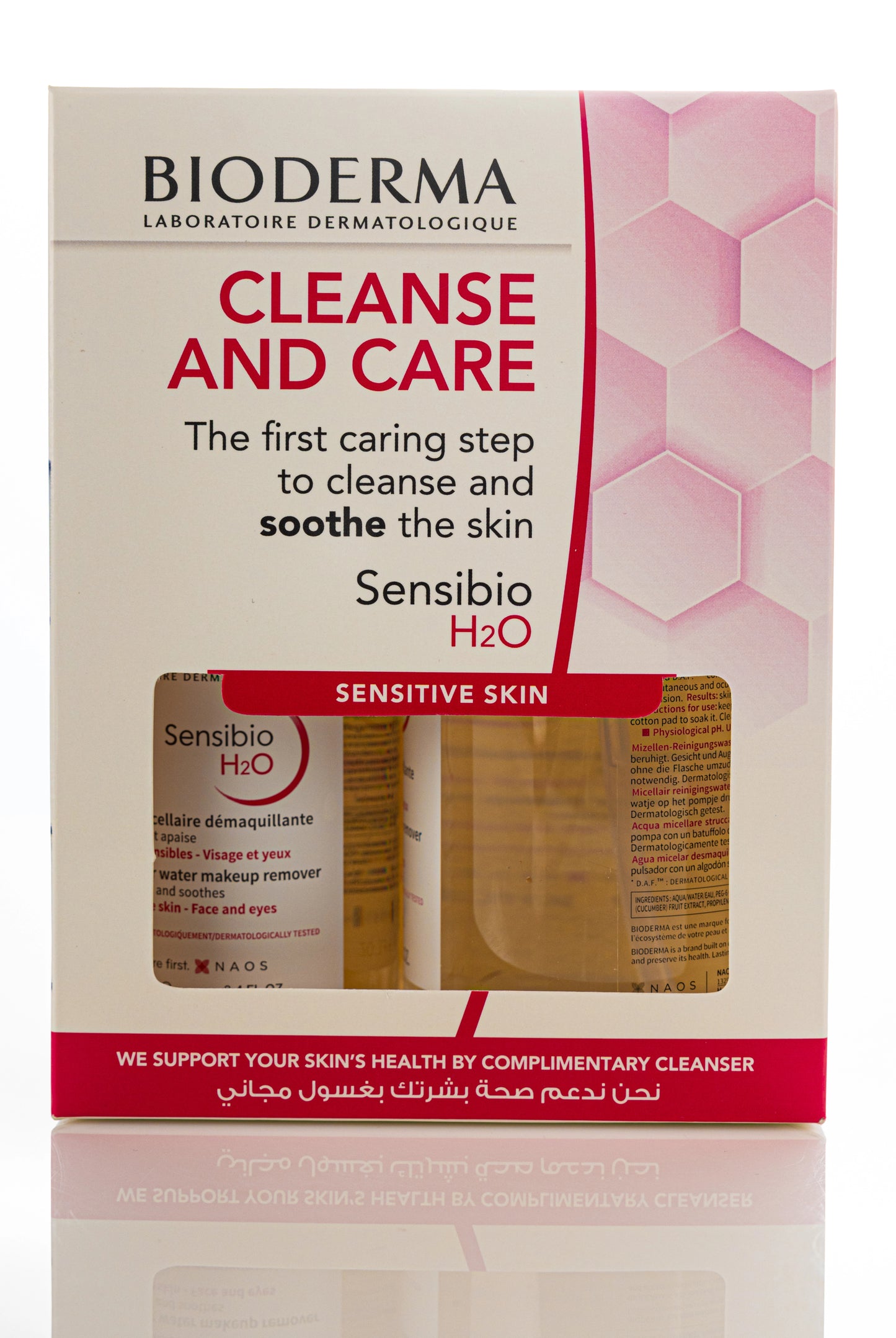 Bioderma Sensibio H2O Micellar Water Pump 500 Ml + 250 Ml Offer Pack