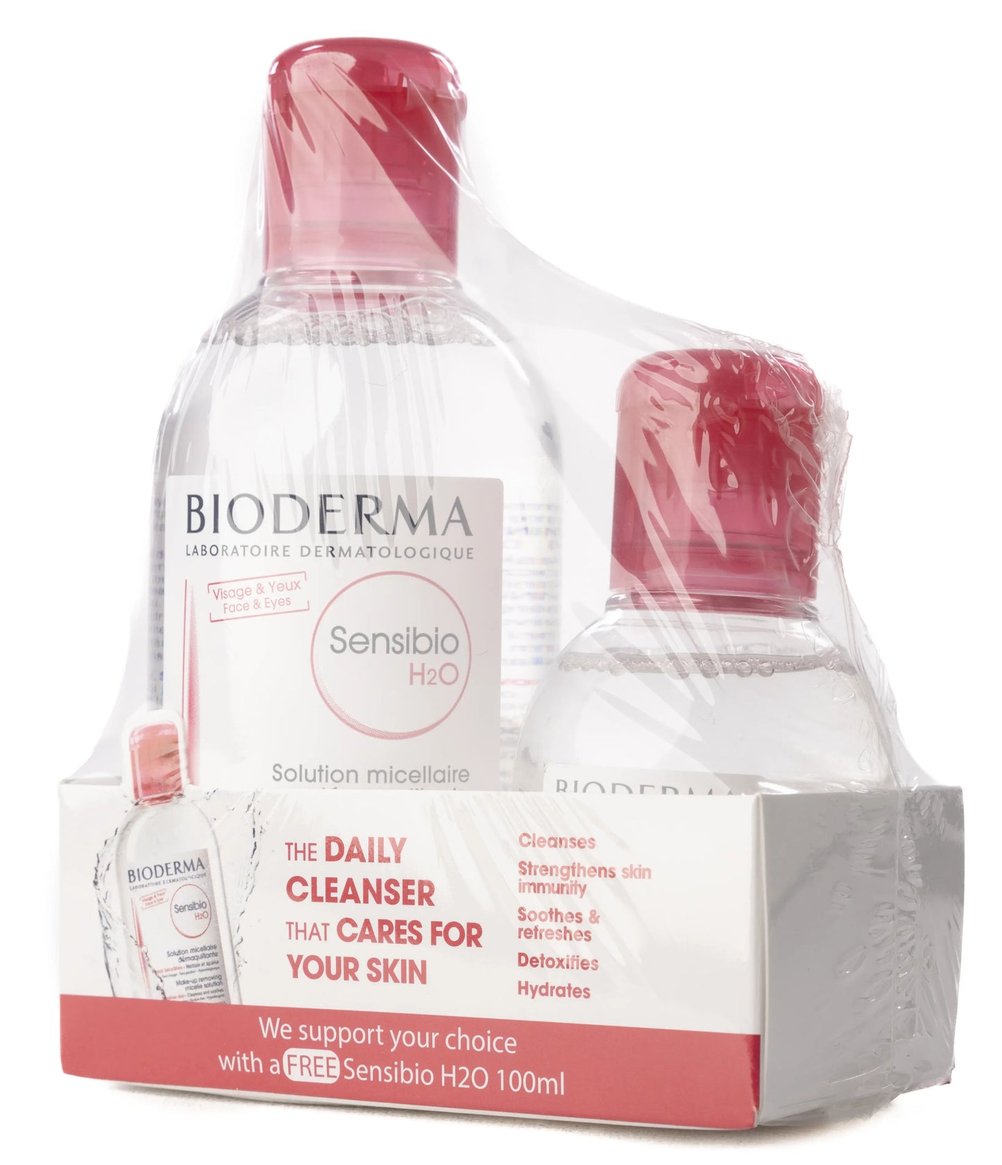 Bioderma Sensibio H2O Micellar Water 250 Ml + 100 Ml Offer Pack