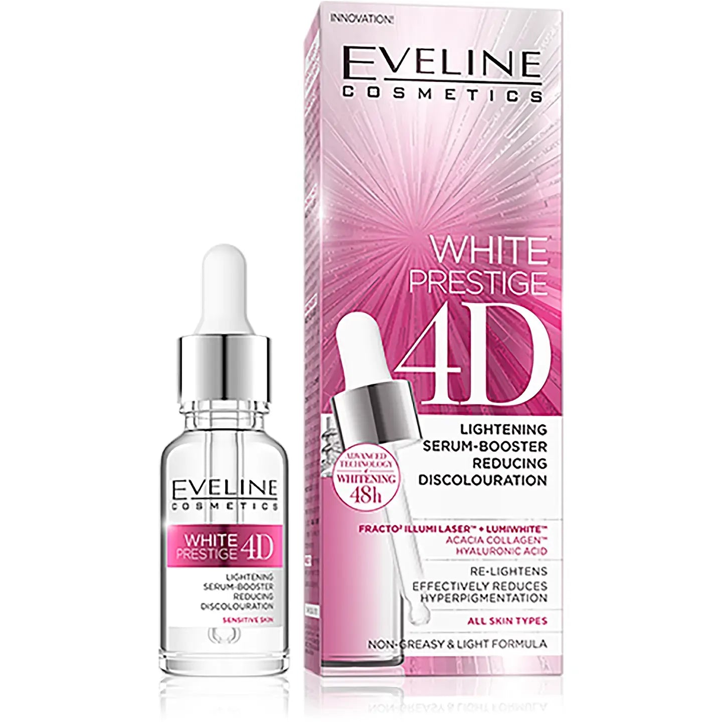 Eveline White Prestige 4D Lightening Serum Booster 18 Ml