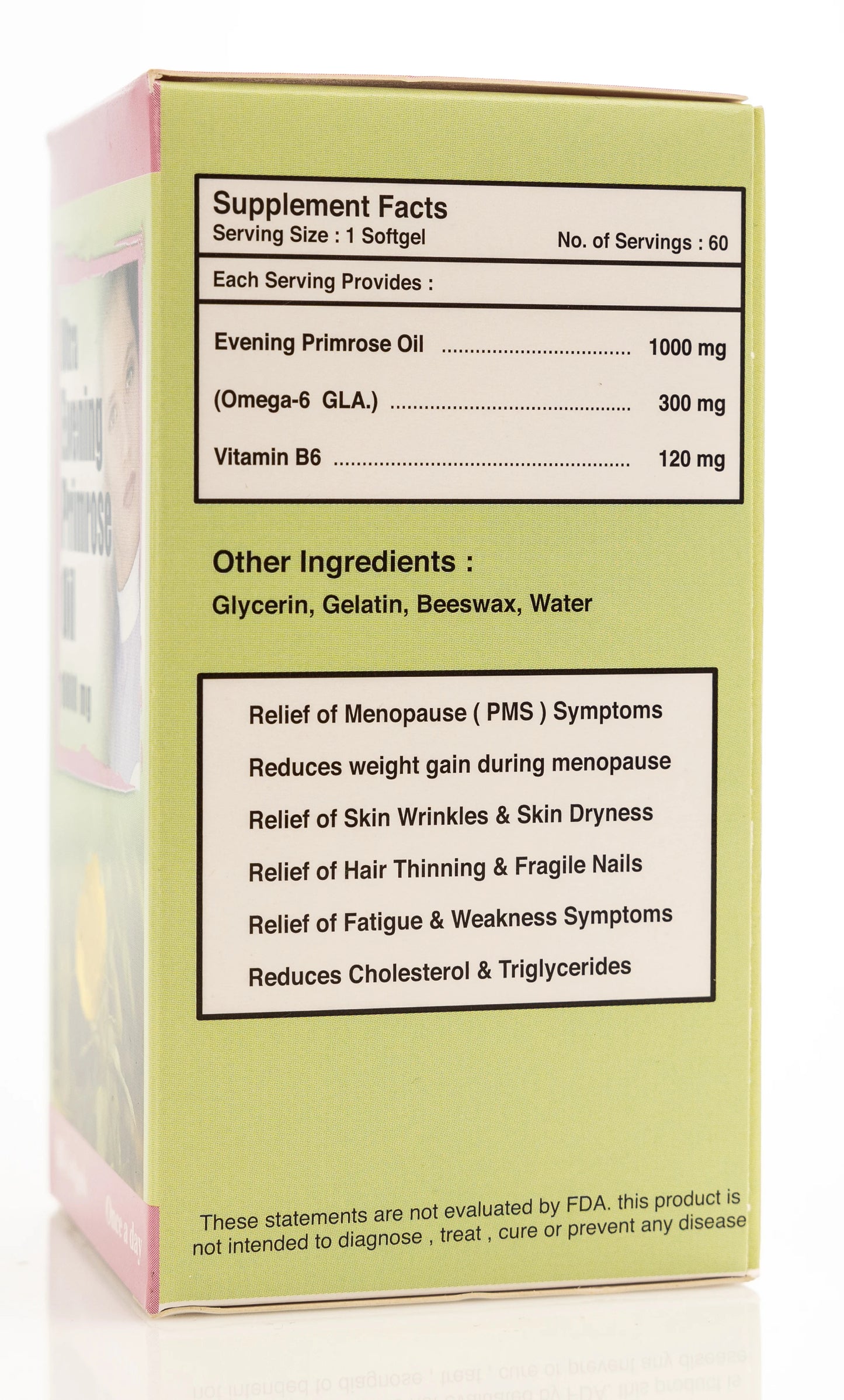 Ultra Evening Primerose Oil 1000Mg 60 Capsule