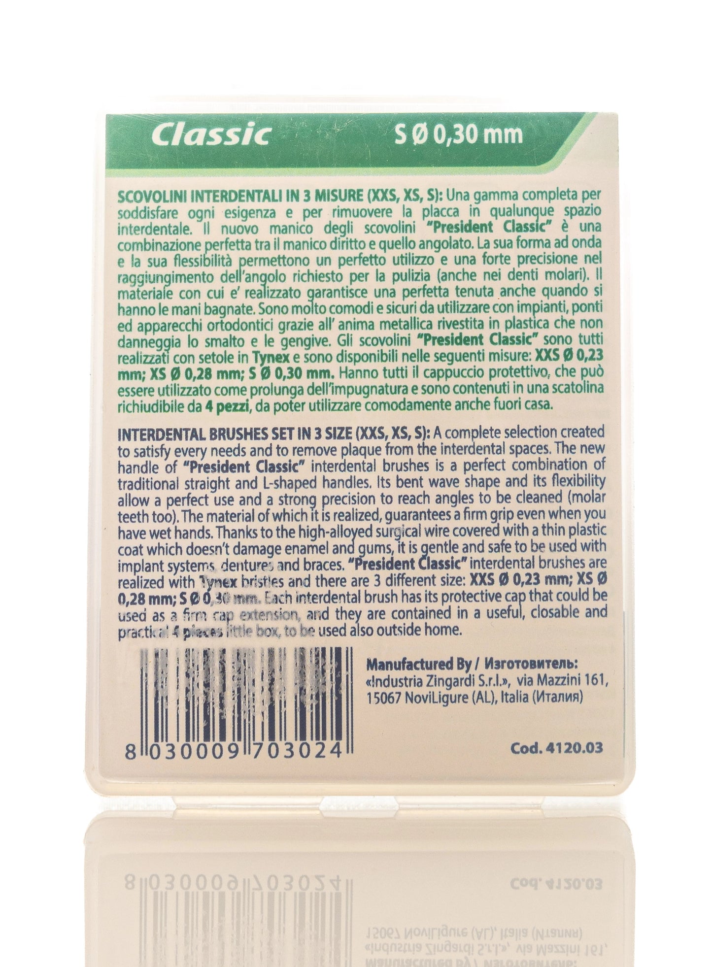 President Classic Intradental Brush  XS-0.28mm