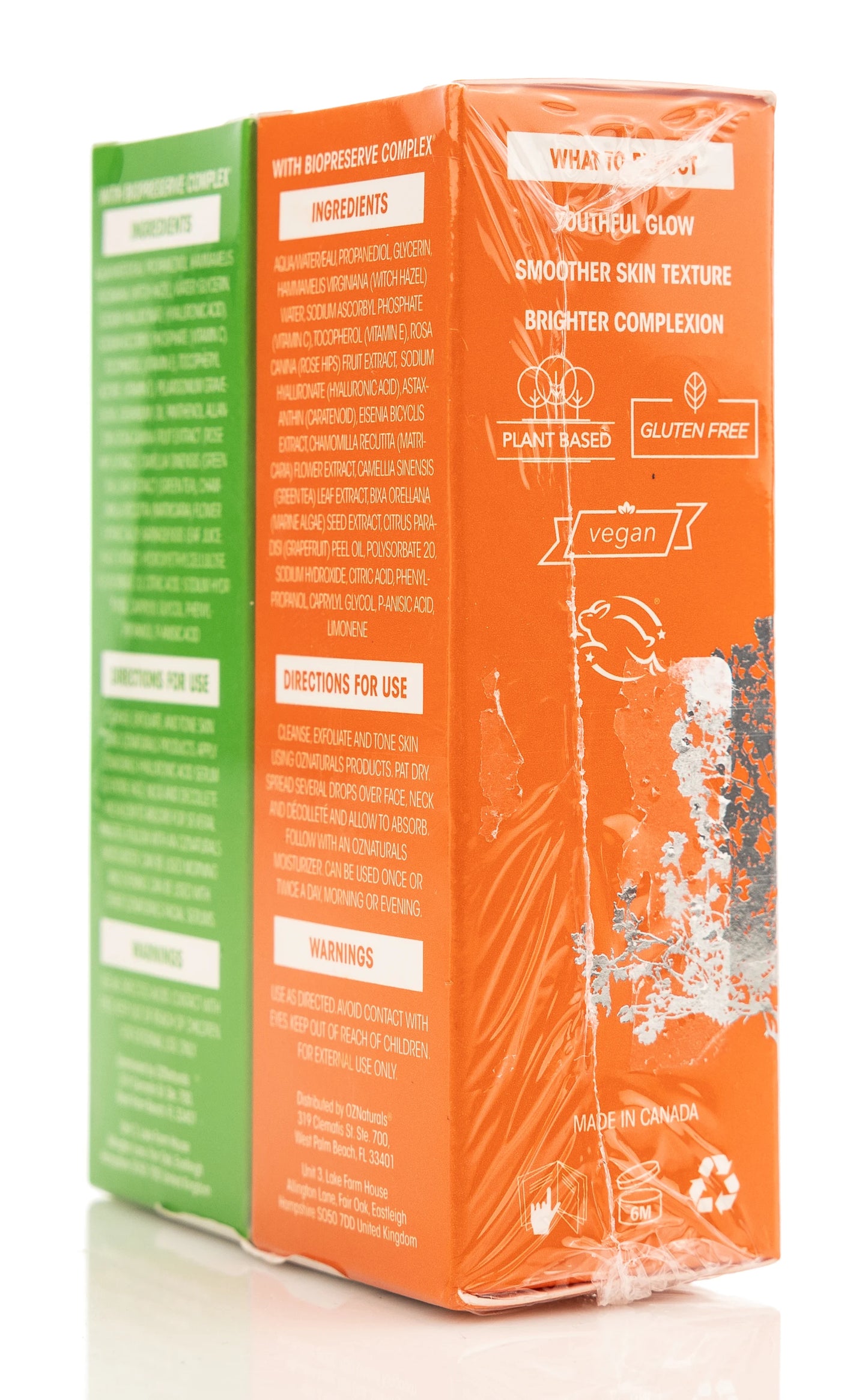 OZ Naturals Vitamin C + Hyaluronic Serum 2 x 30 Ml Offer Pack