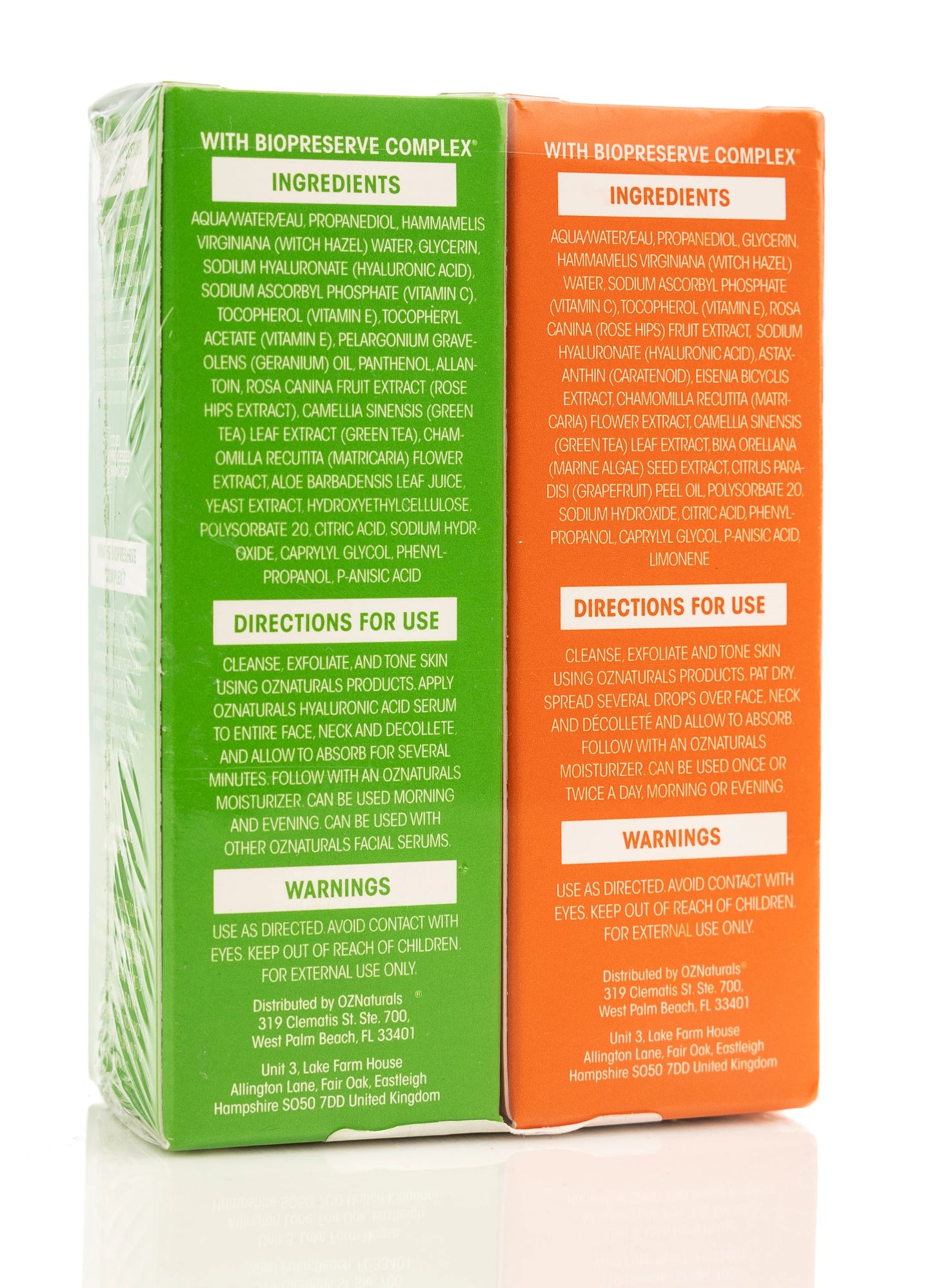 OZ Naturals Vitamin C + Hyaluronic Serum 2 x 30 Ml Offer Pack
