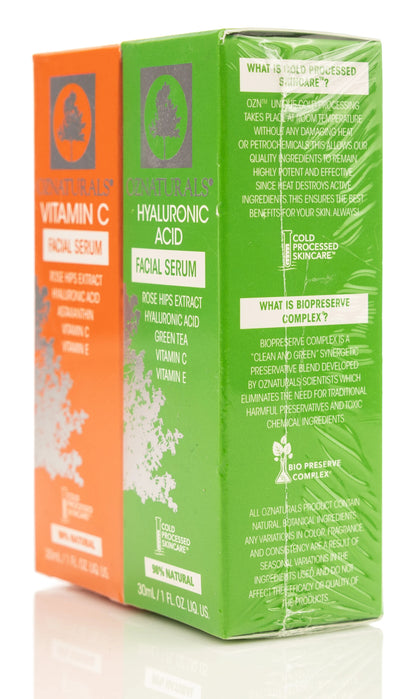 OZ Naturals Vitamin C + Hyaluronic Serum 2 x 30 Ml Offer Pack