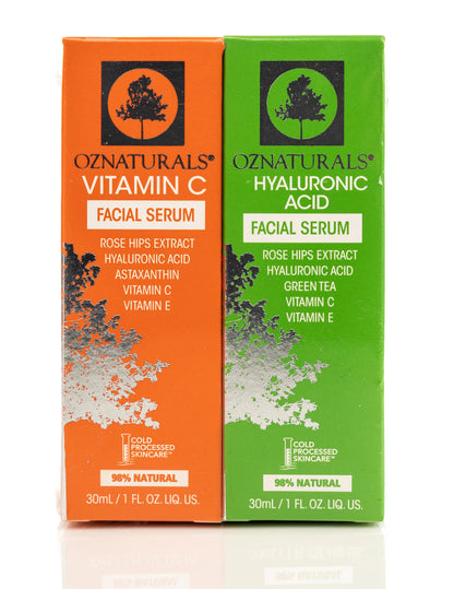 OZ Naturals Vitamin C + Hyaluronic Serum 2 x 30 Ml Offer Pack