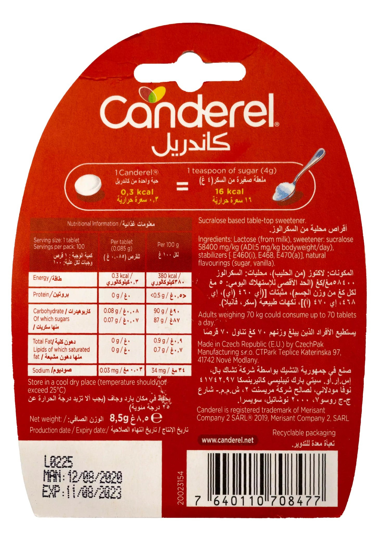Canderel Sucralose 100 Tablet