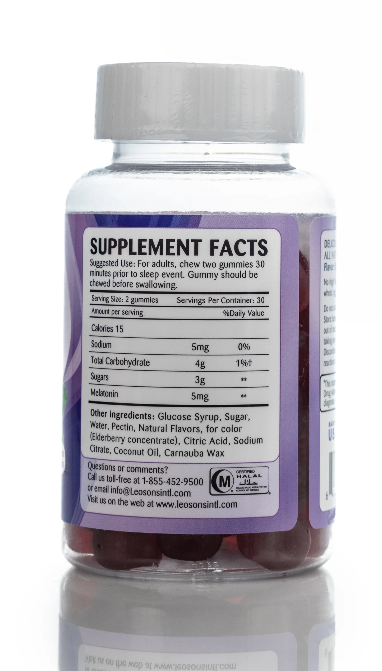 Amerix Melatonin 5 mg 60 Adult Gummies