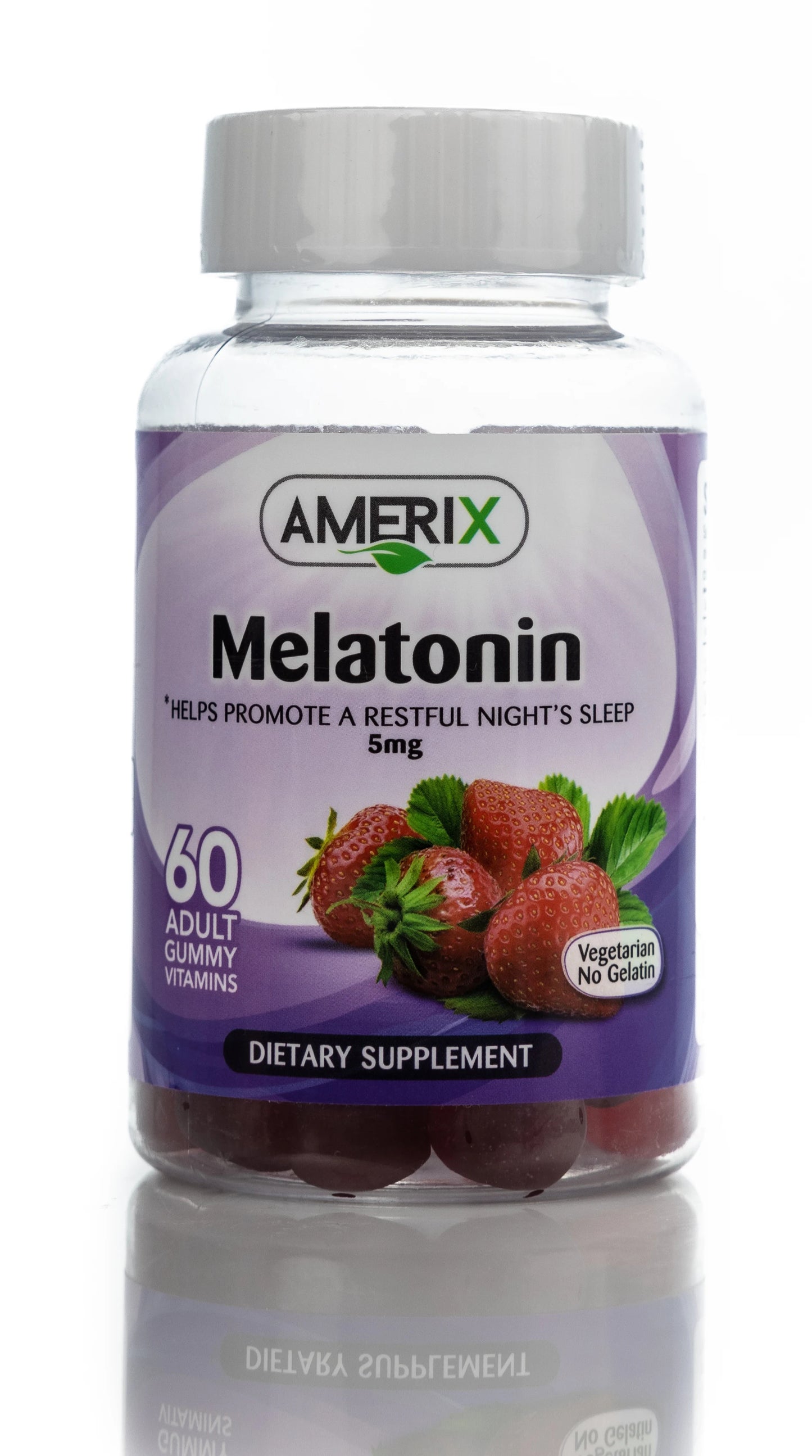 Amerix Melatonin 5 mg 60 Adult Gummies