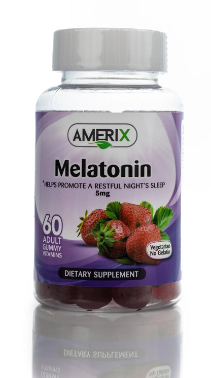 Amerix Melatonin 5 mg 60 Adult Gummies