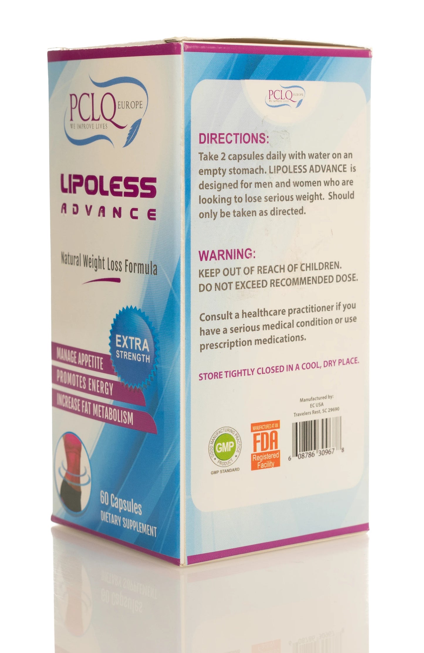 PCLQ Lipoless Advance 60 Capsules