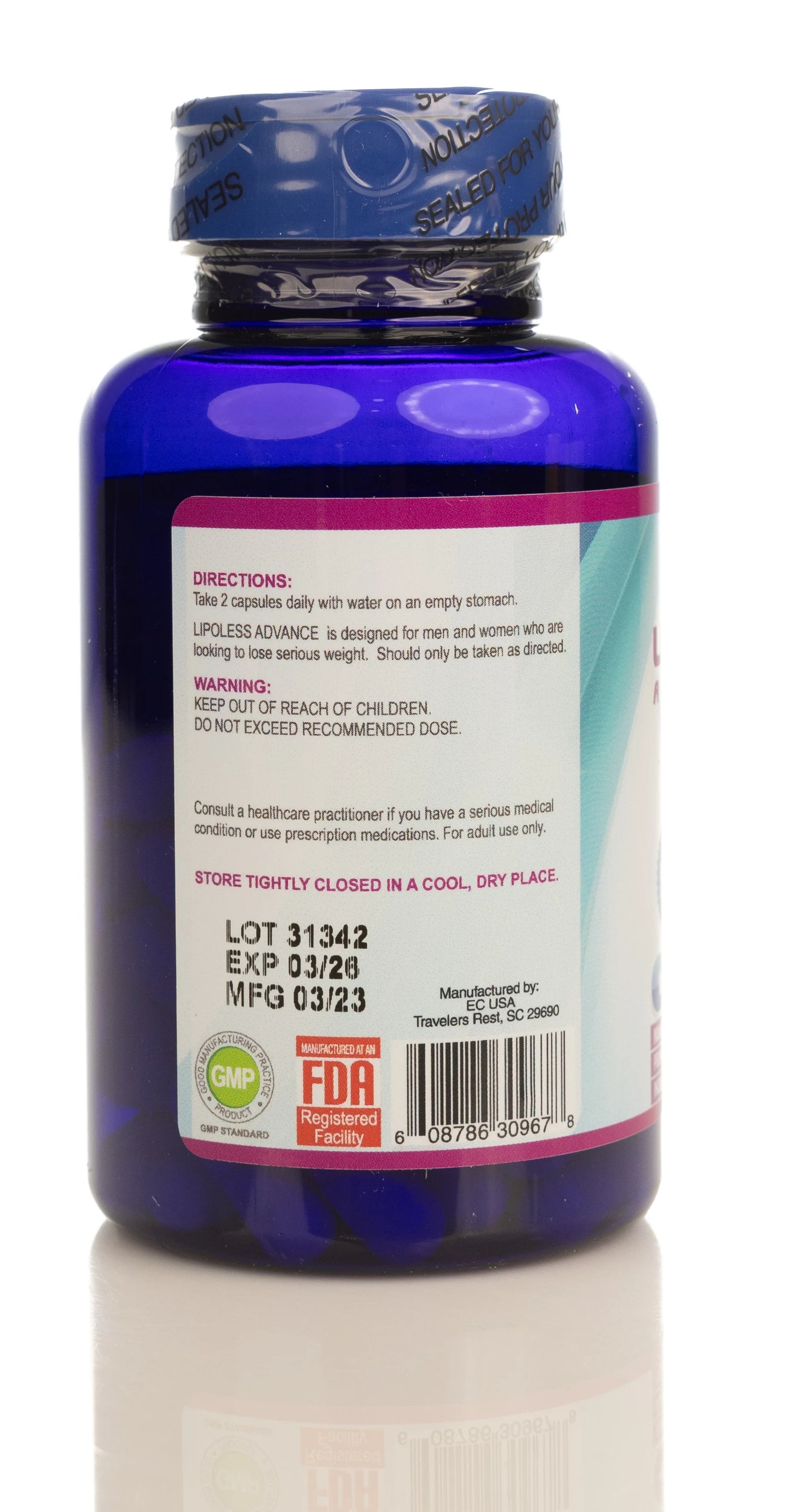 PCLQ Lipoless Advance 60 Capsules