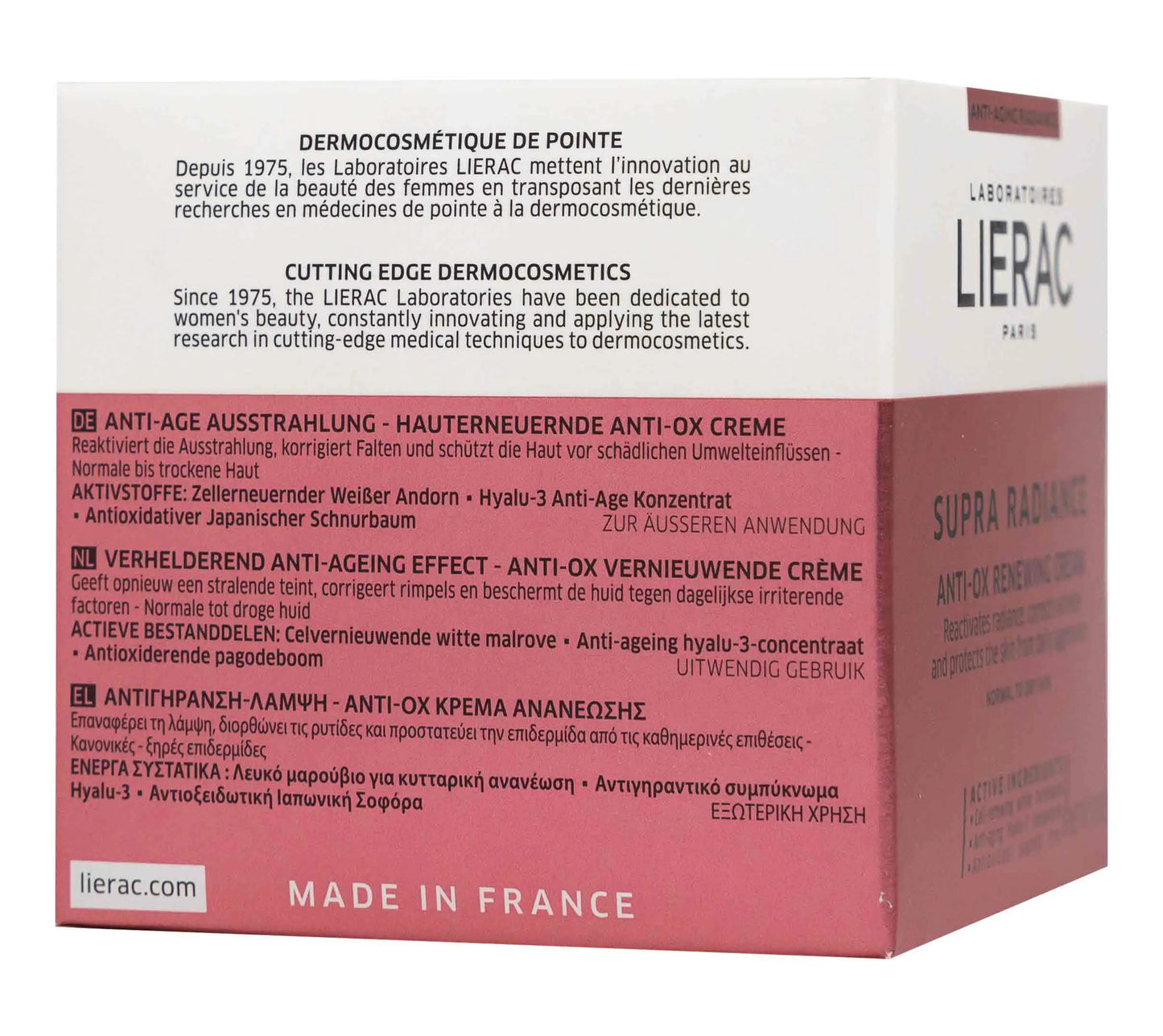 Lierac Supra Radiance Cream 50 Ml