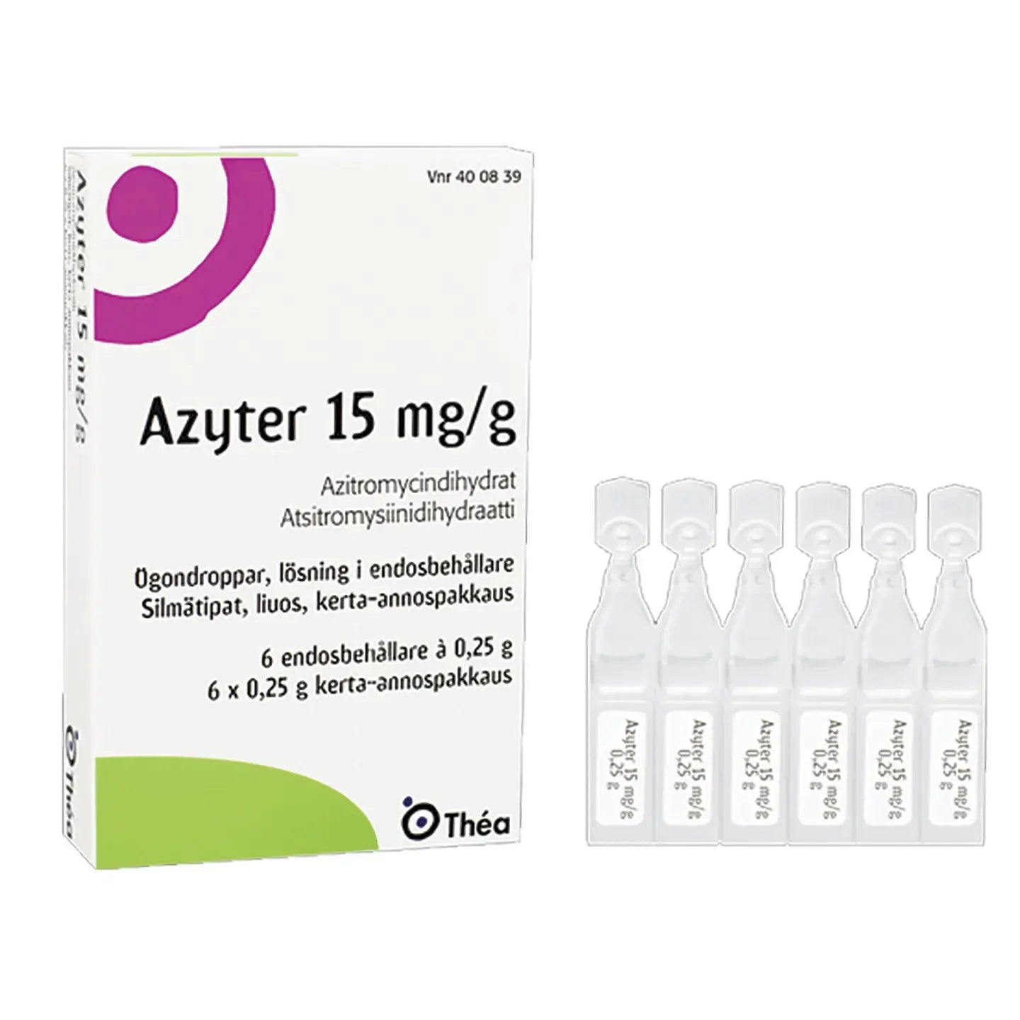 Azyter 15Mg Eye Drops Ud 6 Pieces