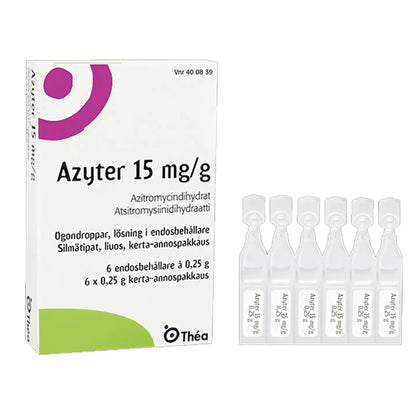Azyter 15Mg Eye Drops Ud 6 Pieces