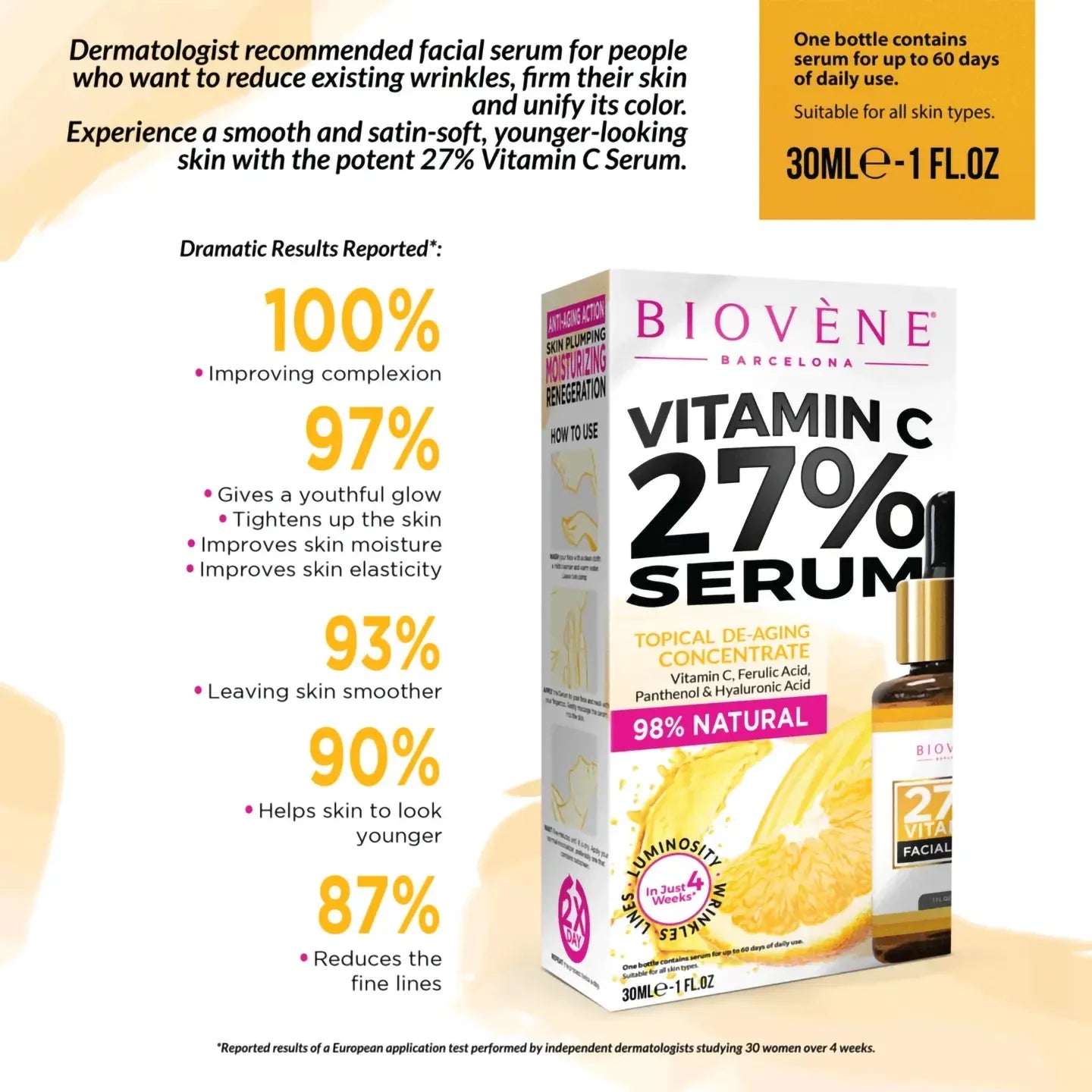 Revitol+ Vitamin C 27% Facial Serum 30 Ml