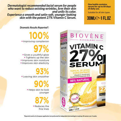 Revitol+ Vitamin C 27% Facial Serum 30 Ml