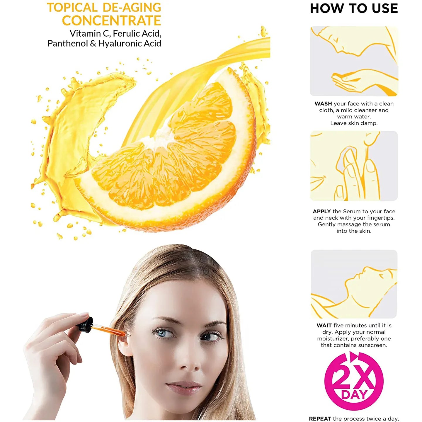 Revitol+ Vitamin C 27% Facial Serum 30 Ml